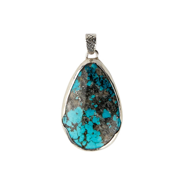 Sterling Silver Mexican Turquoise Pendant